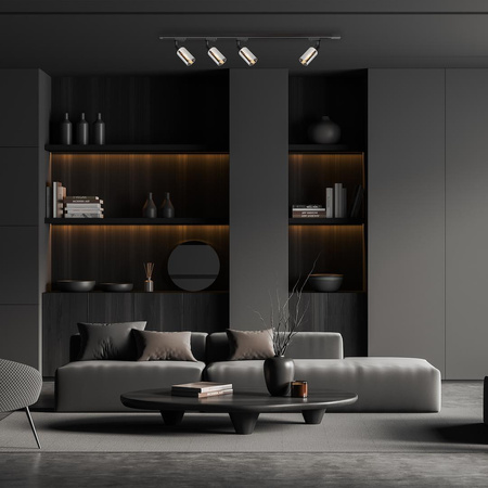 Oprawa Como Track Czarny 1xE14 (ML2277) - Milagro