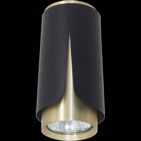 Lampa sufitowa FLOWER BLACK GOLD DOWNLIGHT 1xGU10 (ML0262) - Milagro