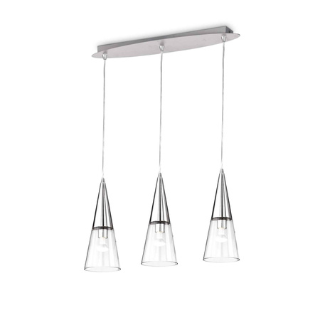 Lampa wisząca Cono kol. chrom (112367) Ideal Lux - żyrandol