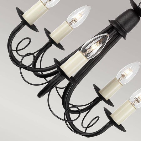 Żyrandol Minster (MN5-BLACK) - Elstead Lighting