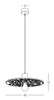 PENDANT LIGHT 1XE27 METAL-BUSH (22173 Zambelis) - Zambelis