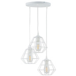 DIAMOND NEW WHITE LAMPA WISZĄCA 3 PL (6213) - TK Lighting