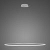 Lampa wisząca Ledowe Okręgi No.1 Φ120 cm in 3k srebrna ściemnialna Altavola Design (LA073/P_120_in_3k_silver_dimm) - ALTAVOLA DESIGN