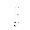 Scarlet lampa wisząca 1L (403320) - Schuller