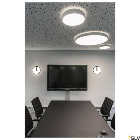 ONE 40 DALI, wewnętrzna oprawa ścienna LED, czarna, 3000 K/4000 K (1002915) - SLV