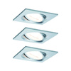 Zestaw Oprawa wbudowana Nova Coin ruchoma LED 3x6,5W 2700K 230V Aluminium (PL93456) - PAULMANN