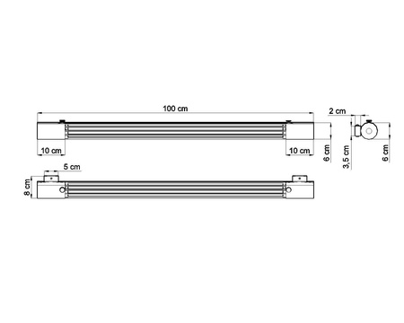 Kinkiet VALO czarny (TH.009CZ) - Thoro Lighting