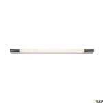 TRUKKO 90, lampa ścienna, LED, 3000K, chrom/kolor biały, wys. 90 cm, z zasilaczem LED (149772) - SLV