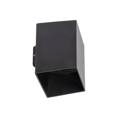 Kwadratowy kinkiet na elewację CUBE BLACK KINKIET LED IP 54 (18182) - TK Lighting