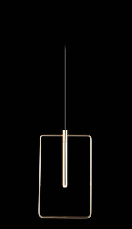 FARO LAMPA WISZĄCA PROSTOKĄT (gold) (8288) - Amplex