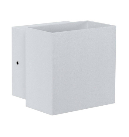 Oprawa elewacyjna Cybo LED 2x3W 230V IP65 kwadratowy 100x100mm Biały Aluminium (PL18003) - Paulmann