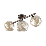 LAVA BROWN LAMPA SUFITOWA 3XG9 (11035) - TK Lighting