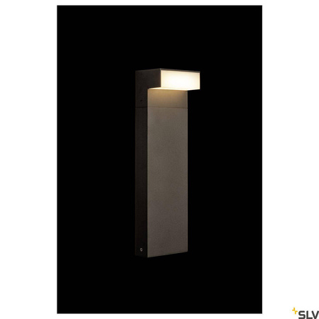 L-LINE OUT 50 FL Pole, zewnętrzna lampa podłogowa LED pozioma, kolor antracytowy, przełącznik CCT, 3000/4000 K (1003537) - SLV