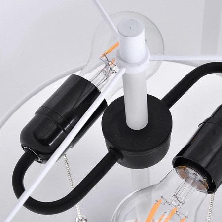 Lampa stojąca Fogo 2xE27 biała  (LP-0304/2F WH) - Light Prestige