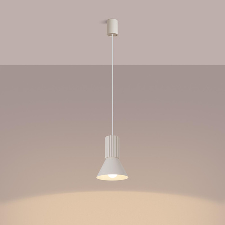Lampa wisząca ESTRIA 1 beżowa (SL.1870) - Sollux Lighting