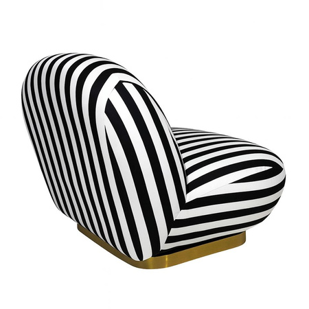 MaMaison fotel obrotowy AZURE biały / czarny (MM001501100350) - MaMaison