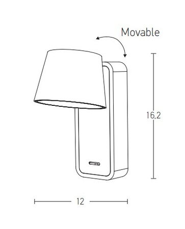 READING LIGHT LED 7W BLACK-WOOD (H61 Zambelis) - Zambelis