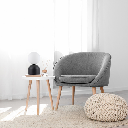 MIKI BLACK LAMPKA NOCNA 1 (16044) - TK Lighting