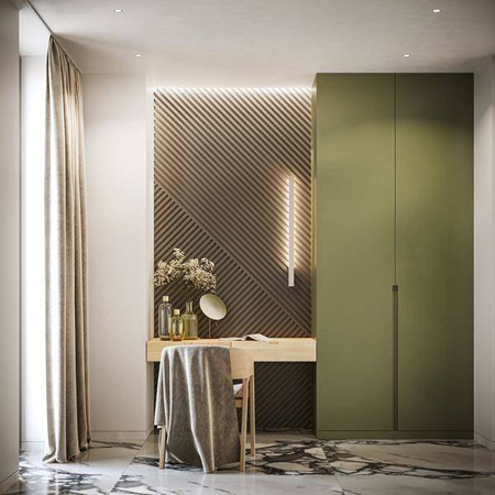 Kinkiet LAHTI L biały LED 4000K (TH.197) - Thoro Lighting