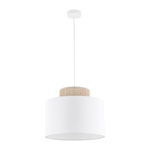 DUO WHITE JUTA LAMPA WISZĄCA 1 (1856) - TK Lighting