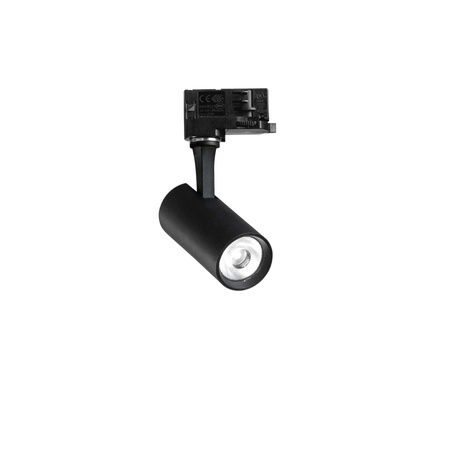 Oprawa systemu szynowego FOX Czarny (FOX_08W_CRI80_3000K_ON-OFF_BK) - Ideal Lux