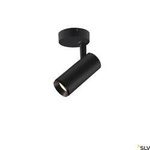 NUMINOS® SPOT PHASE S, wewnętrzna oprawa sufitowa natynkowa LED, czarna/czarna 3000 K 36° (1004107) - SLV