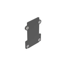  EGO Czarny (EGO_END_CAP_RECESSED_SENZA_FORO_BK) - Ideal Lux
