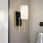 Elegancki kinkiet Solia Szampański brąz (KL-SOLIA-1W-CPZB) - Elstead Lighting