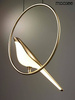 MOOSEE lampa wisząca BIRD złota (MSE010100293) - Moosee