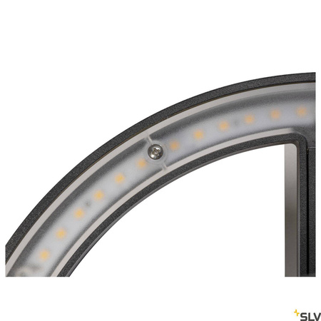 Kinkiet zewnętrzny z czujnikiem Q-RING IP54 czarny (1007916) - SLV