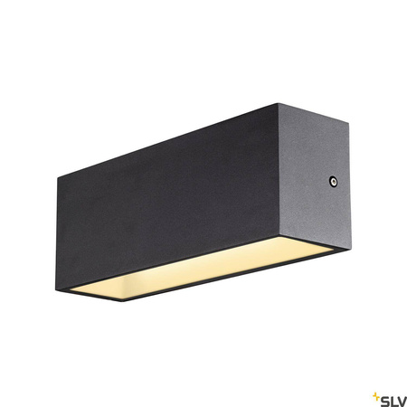 SITRA L WL UP/DOWN, zewnętrzna oprawa ścienna natynkowa LED, kolor antracytowy, przełącznik CCT, 3000/4000 K (1005155) - SLV