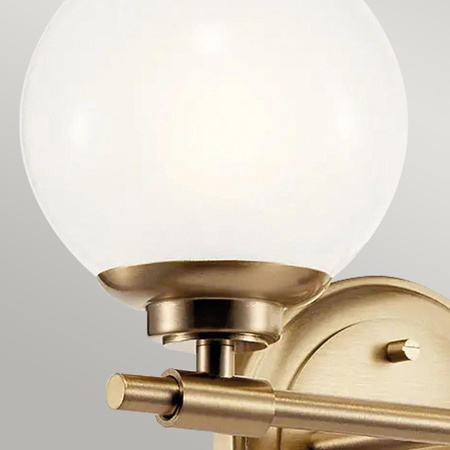 Kinkiet Benno - 2 źródła światła - Szampański brąz (KL-BENNO2-CPZ) - Elstead Lighting