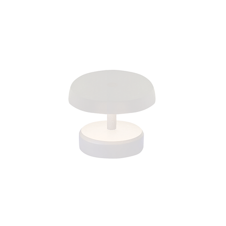 OUTDOOR PORTABLE TABLE LIGHT 2W 3000K ALUMINIUM WHITE (E401 Zambelis) - Zambelis