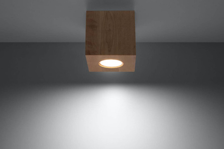Plafon QUAD naturalne drewno (SL.0493) - Sollux