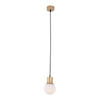PENDANT LAMP 1XG9 OPAL GLASS-GOLD (22220 Zambelis) - Zambelis