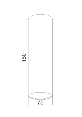 Plafon 1 pł. TYBER PLUS (4761) - Argon