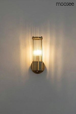 MOOSEE lampa ścienna PILAR złota (MSE010400192) - Moosee