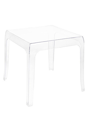 Stolik GHOST transparentny - poliwęglan (KH010100216) - King Home