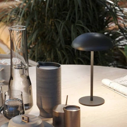 Przenośna lampa stołowa MROOM LED IP65 czarna (26576-M927-D9-TD-12) - Aqform