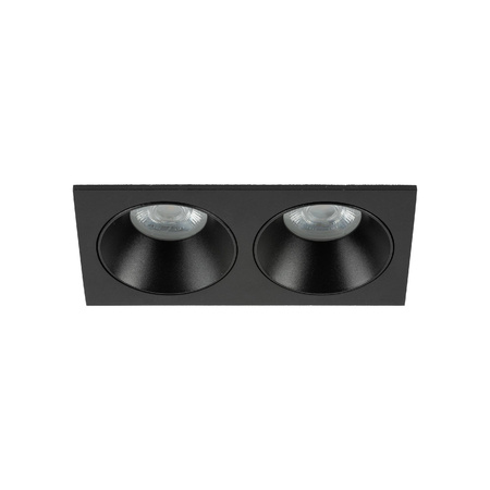 Lampa wpuszczana PRISMA DUO BLACK 2 XGU10 (10579) - TK Lighting