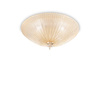 Plafon Shell PL3 kol. bursztynowy (140179) Ideal Lux