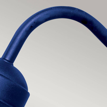 Granatowy kinkiet na elewację Klampenborg  (KLAMPENBORG-NVB) - Elstead Lighting