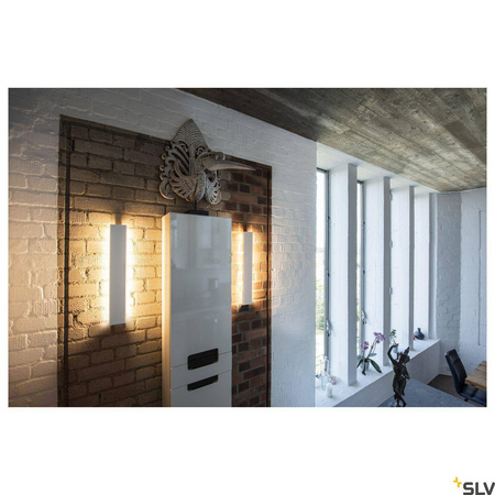DIRETO 60 WL, wewnętrzna lampa ścienna natynkowa LED, biała, przełącznik CCT 2700/3000 K (1004741) - SLV