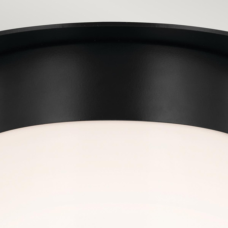 Plafon Albers - 1 źródło światła - Czarny  (KL-ALBERS-F-T-BK) - Elstead Lighting