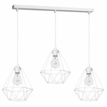 Lampa wisząca BASKET WHITE 3xE27 (MLP7213) - Milagro