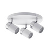Spotlight Zyli IP44 Rondell max. 3x10W GU10 Biały/Chrom 230V Metal (PL66712) - PAULMANN
