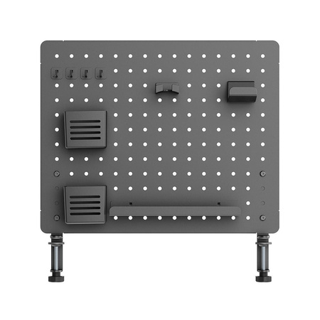 Tablica na akcesoria komputerowe i gamingowe Pegboard PG1 Czarny (LV0155) - LVN SYSTEM