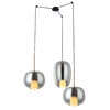 PENDANT LIGHT 3XG9 SMOKED GLASS -GOLD MATT (22148 Zambelis) - Zambelis