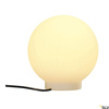 ROTOBALL FLOOR 25, lampa podłogowa outdoor, TC-(D,H,T,Q)SE, IP44, kula, biała, Ø 25 cm, maks. 24W (227219) - SLV