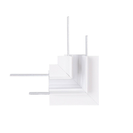 MAXLIGHT MT0025.  Kątownik 90°. Montaż na sufit lub ścianę. Do szyn MT0023, MT0024